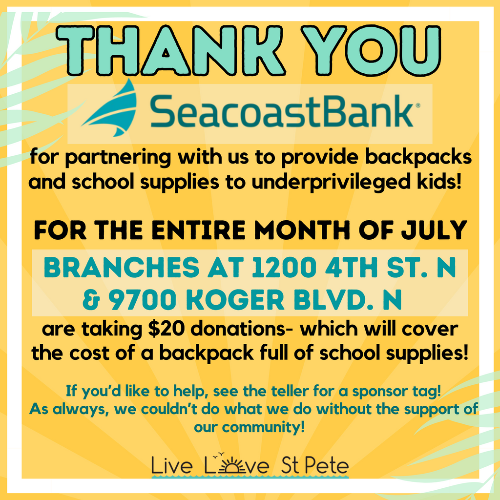 Thank You Seacoast Bank!